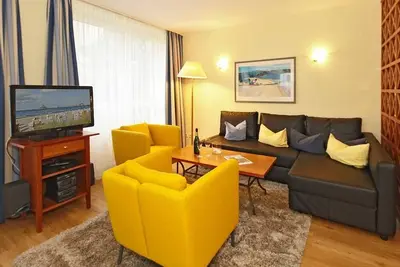 Image de 3-room apartment in top location with sunny south-facing balcony and beach access