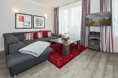 Image de Moderne Ferienwohnung in Erstklassiger Strandlage mit Sonnigem SĂĽd-westbalkon