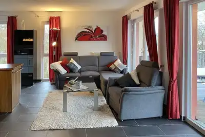 Image de Tolles Ferienapartment an der Nordsee mit SĂĽdbalkon, Sauna und Whirlbadewanne