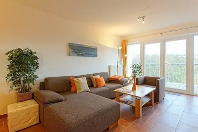 Image de Tolles Ferienapartment mit Balkon, Meerblick, Eigener Sauna und Whirlbadewanne