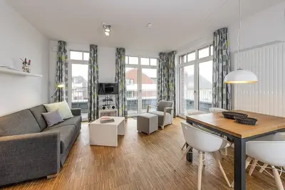 Image de Ferienwohnung mit Tollem Balkon Ăśber Zwei Seiten Verlaufend - 100 m zum Strand!
