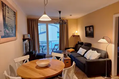 Image de Vacation apartment with balcony with view to the Baltic Sea - incl. sauna area in the house