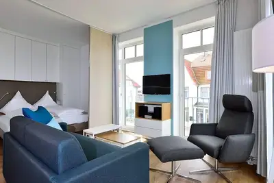 Image de Tolles Ferienapartment am Inselstrand mit Meerblick, Balkon und Strandkorb!