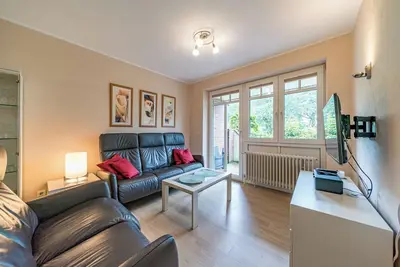 Image de Stilvolle und Komfortable Ferienwohnung mit Balkon - nur 200 m zum Sandstrand!