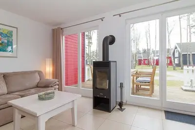 Image de Great vacation home with infrared sauna, fireplace and south-facing terrace - 700 m to the beach!