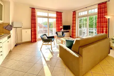 Image de Vacation apartment on the Baltic Sea with 2 balconies, incl. sauna area & pool in the house!
