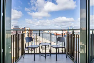 Image de Stilvolles Apartment mit Balkon und in Erstklassiger Lage im Alten Hafen Wismars