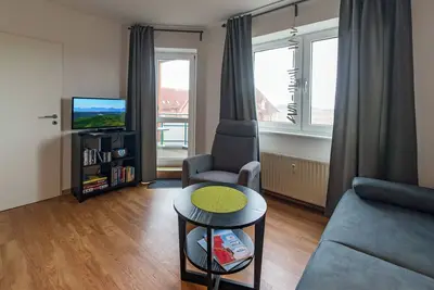 Image de Strandnahe und Hundefreundliche Ferienwohnung mit Balkon an der Nordsee