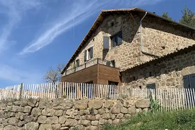Image de Les sources d’Avenas Grande maison avec vue au cœur du parc des monts d’Ardèche