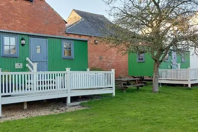 Image de Ryans Retreat, shepherds hut with hot tub and pet friendly close to beach and Hadrian's Wall