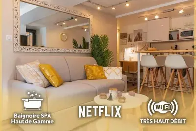 Image de Le Bohème - Spa\/Netflix\/Wifi Fibre\/Centre Ville - Séjour Lozère