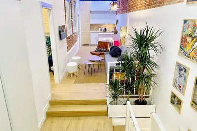 Image de Jungle duplex in Madrid 8 people: 3br 2ba Parking