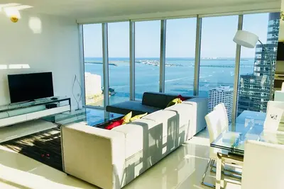 Image de Amazing unit Miami Brickell- Sea and city view-