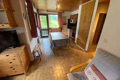 Image de Appartement cosy et lumineux proche des télécabines, avec balcon et parking, animaux acceptés!