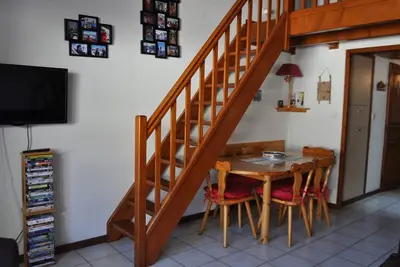 Image de Appartement cosy à Petit-Châtel, à 20m des pistes, avec garage et balcon!