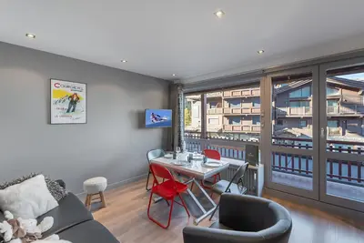 Image de Appartement central à Courchevel 1650 avec accès direct aux pistes et WiFi