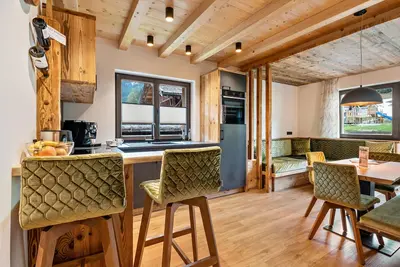 Image de Chalet \"Blosegghof Waldblick\" avec vue sur la montagne, terrasse privée et Wi-Fi