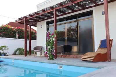 Image de Jambo Jambiani Beach Villa(Jjbv), with swimming pool at 2 minutes to the beach