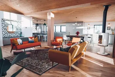 Luxueux Chalet - Vue sur Lac & Spa