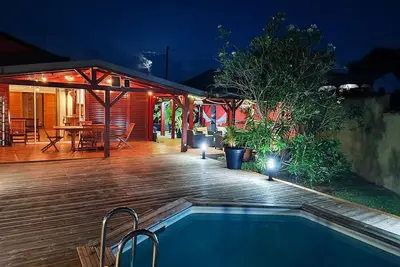 Image de La Villa Holiday, 10 personnes, piscine patio bar terrasse