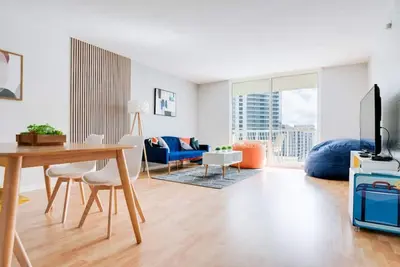 Image de Ocean and City Views Lux Miami Brickell Condo Sleeps 4, King Bed