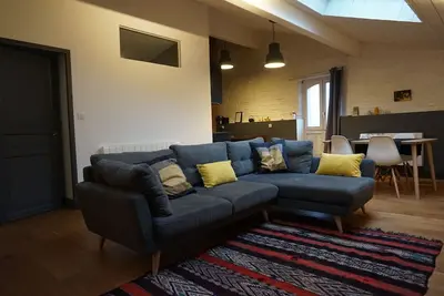 Image de Appartement de style loft - 80m2, au calme, proche d'Airbus et du Meett
