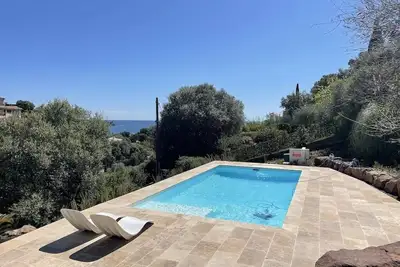 Image de Piscine chauffée, Belle Vue mer, Plage/Commerces à 7mn à pied