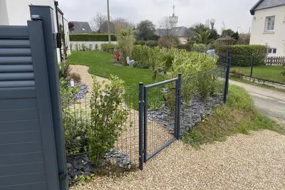 Image de appartement privatif sur jardin dans maison neuve