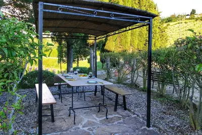 Ferme à Radda avec jardin