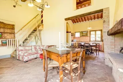 Image de Maison de vacances cosy avec vue sur fermes en Toscane