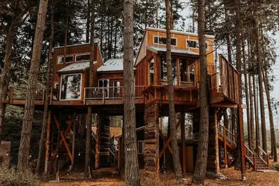 Image de Nest · Treehouse on the Water -Eagles Nest-20 ft high