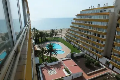 Image de Appart 4 pers, piscine, plage et jardin, Roses