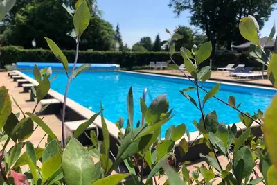 Image de Bungalow avec terrasse Ă Bedafse Bergen