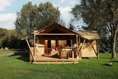 Image de Glamping de luxe dans le Horsterwold