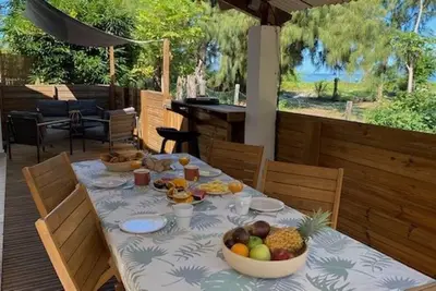 Image de New Promotion Villa L'Ancre Marine, feet in the water - La Saline