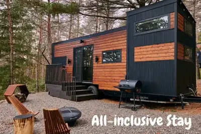 Image de Tiny house-de Luxe-Douche-Vue sur Montagne-Pine House