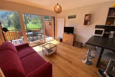 Image de Appartement contemporain, spacieux et lumineux, dans une résidence calme à Châtel, proche des pistes!