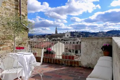 Image de Duomo, Torre, private terrace: Terrazza Della Torre Donati 5th floor elevator