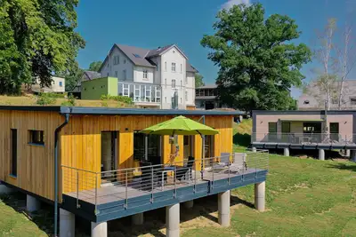 Image de Großzügiges Ferienhaus für bis zu Zwei Personen mit Sauna zur Alleinigen Nutzung