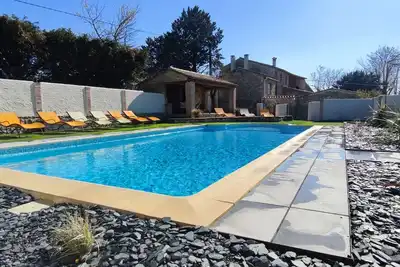 Image de Véritable Mas cévenol : 22 personnes, piscine privée et sécurisée