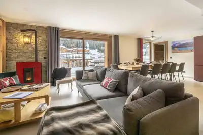 Image de Appartement 'Chalet La Turra' avec vue sur les montagnes, Wi-Fi et climatisation