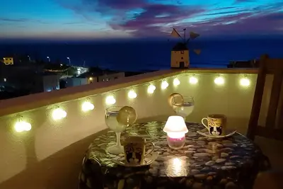 Cozy apartment  with amazing sea view from the balcony.