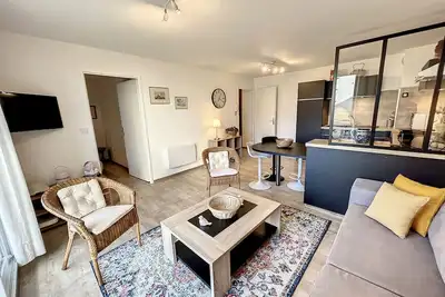 Image de Appartement cosy bord de mer avec jardinet, garage et WiFi