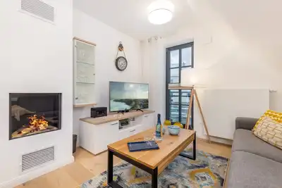 Image de Dream apartment with fireplace only 200 meters from the beach.