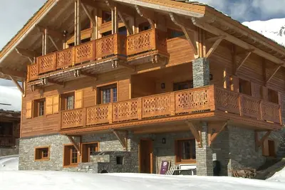 Image de Grand appartement dans chalet 4 étoiles sur les pistes
