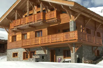 Image de Appartement de plain-pied dans chalet 4 étoiles sur les pistes