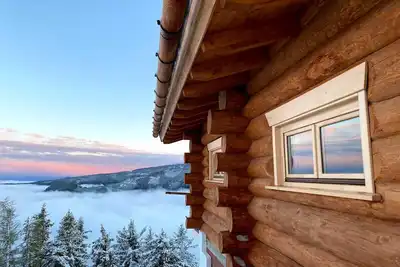 Image de Chalet Klippitz Star, 1600m log cabin in the ski area, panoramic view