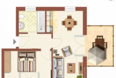 Image de Ferienwohnung\/app. für 4 Gäste mit 48m² in Herrsching