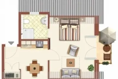 Image de Ferienwohnung\/app. für 4 Gäste mit 35m² in Herrsching