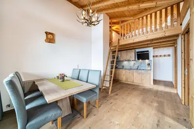 Image de Appartement \"Eggerhof Fernblick\" avec vue sur le lac, accès au lac & Wi-Fi